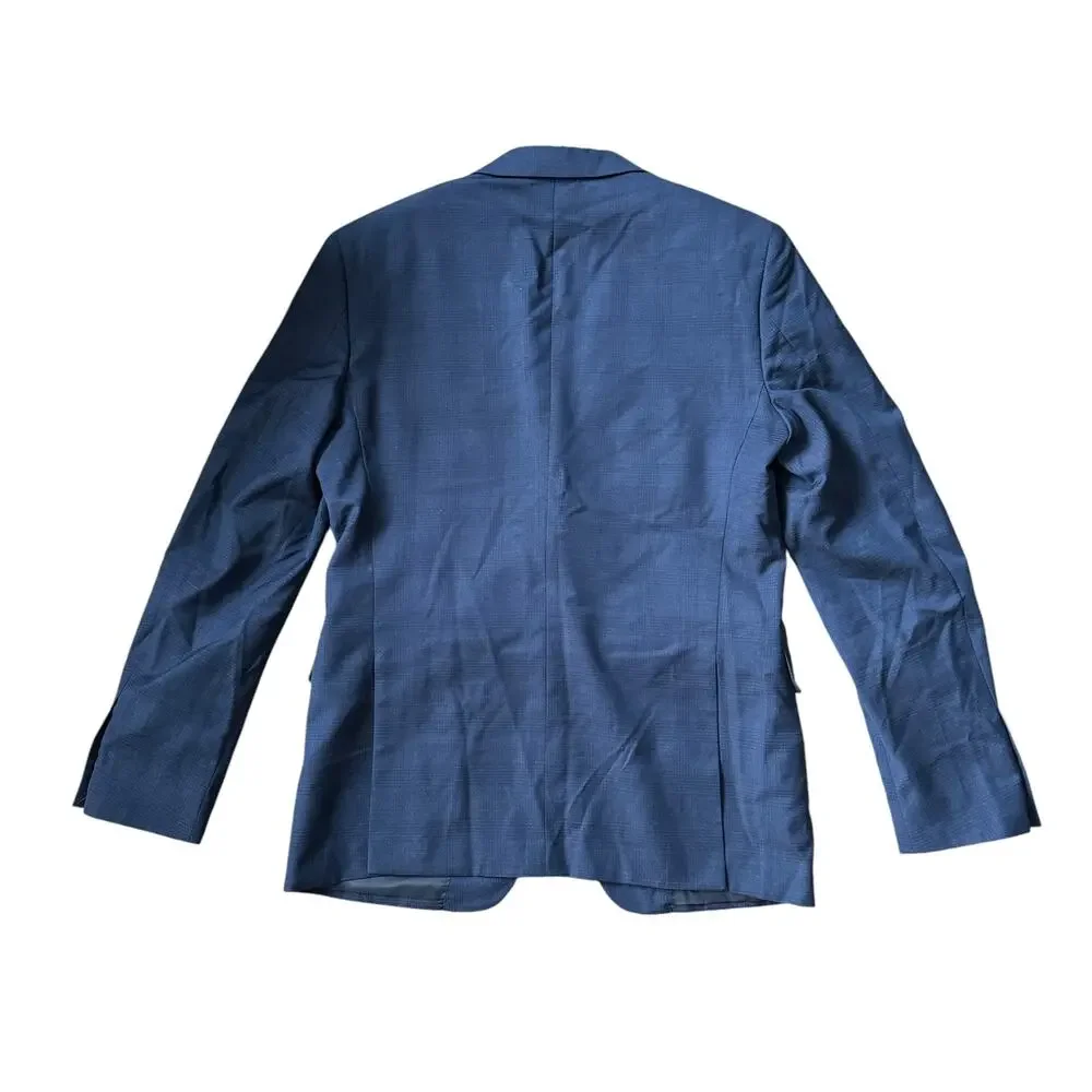 NEW John Varvatos Wool Blazer Navy Blue